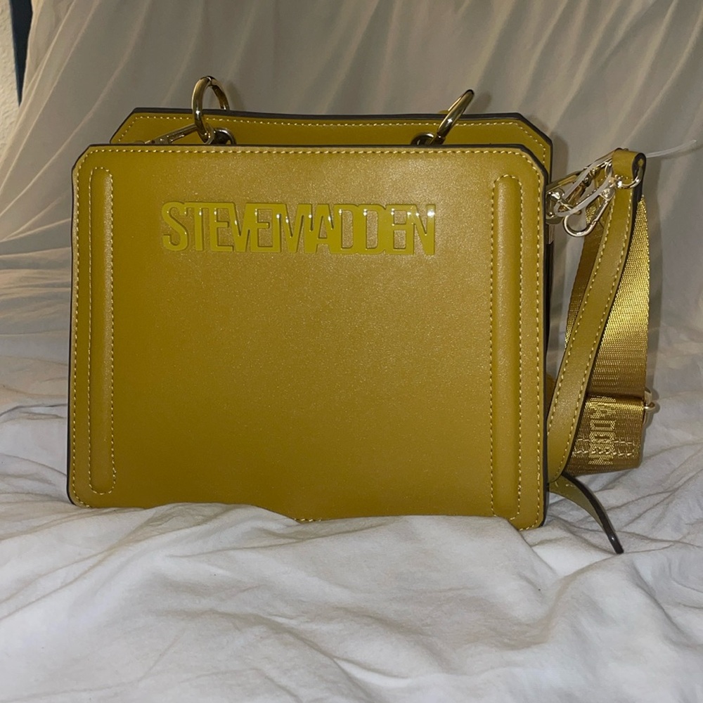 Steve Madden Yellow Evelyn Bag